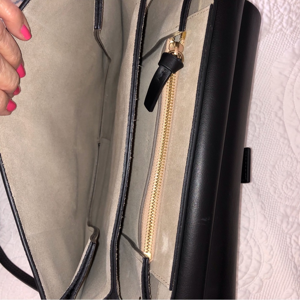 Chloe Black Suede and Leather Faye Bag - Picture 9 of 15